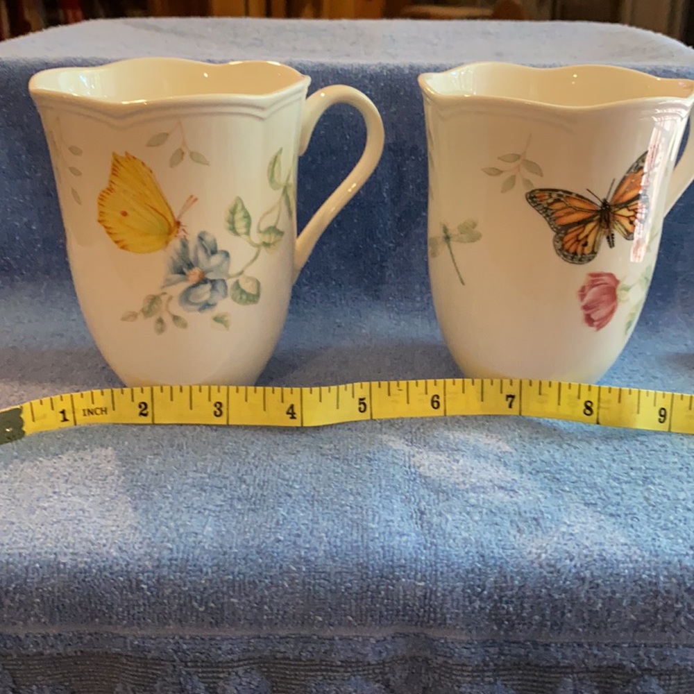 2 Coffee/tea mugs Lenox ceramic - Picture 5 of 6